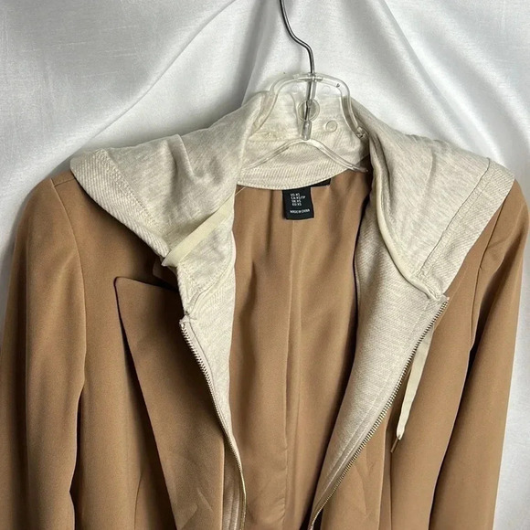 Dickie Blazer,Hoodie blazer Rachel Zoe,NWOT, women XS, removable zip hoodie - Picture 3 of 14